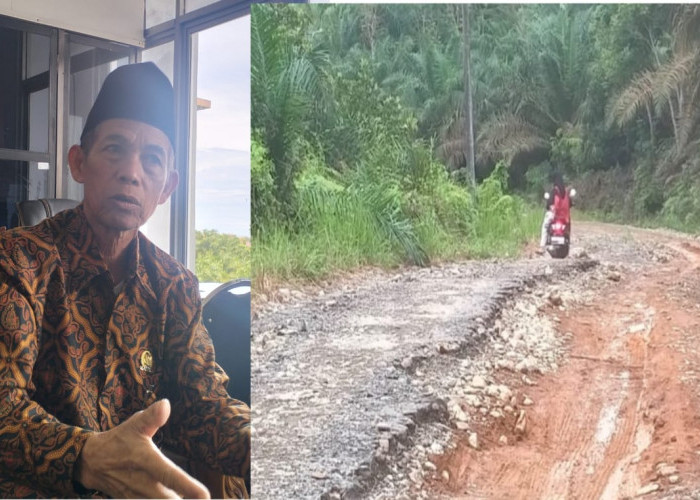 Ketua DPRD Mukomuko Prihatin dengan Kondisi Jalan Talang Buai 