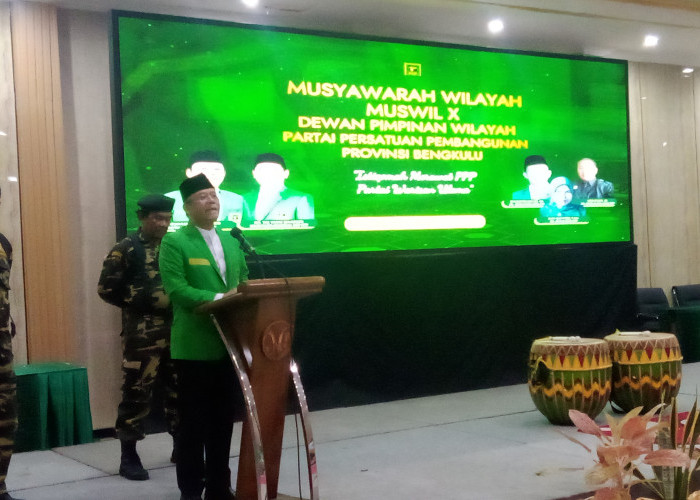 Ketum PPP Hadir dan Restui Muswil X Bengkulu, Mardiono: Mekanisme Partai Akan Ditempuh 