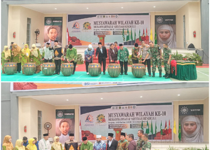  Gubernur Rohidin Buka Muswil Muhammadiyah dan Aisiyah, Resmikan Sportatorium UM Bengkulu