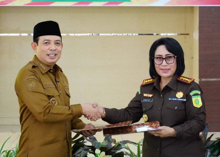 Walikota  dan Kajari  Bengkulu Tanda Tangani Perjanjian  Kerjasama 