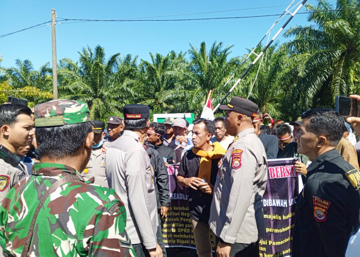 Kapolres Kaur Turun Langsung Kawal Aksi UNRAS GMMSB, Pastikan Pengamanan Humanis dan Kondusif