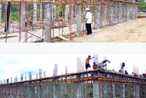 Dinas PUPR Kota Bengkulu  Jaga Kualitas Pembangunan Balai Kota Merah Putih