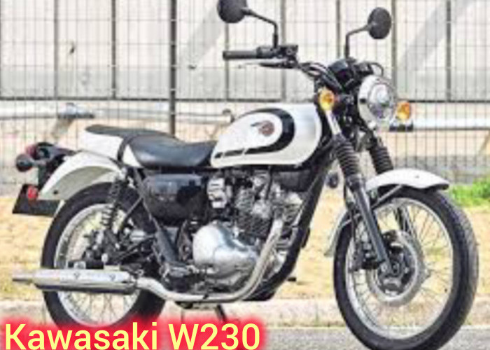 Segera diluncurkan! Kawasaki W230, Motor Retro Nuansa Klasik Yang Dinanti-Nantikan, Berikut Spesifikasinya