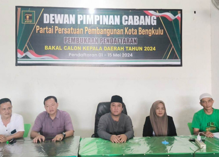  Kader Maju Jalur Independen, PPP Kota Bengkulu Buka Pendaftaran Calon Walikota Bengkulu dan Siap Koalisi