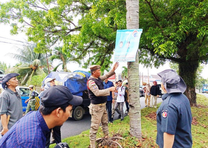  Ribuan Poster Caleg Langgar PKPU Nomor 15 dan Peraturan Walikota, Semua Diturunkan