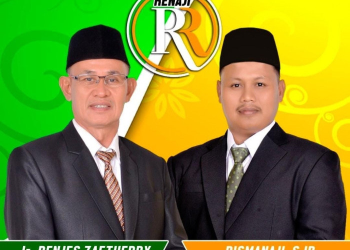 Renjes-Rismanaji Mendaftar, Pendukung Datang dari 2 Titik Berbeda dan Bersatu menuju Kantor KPU