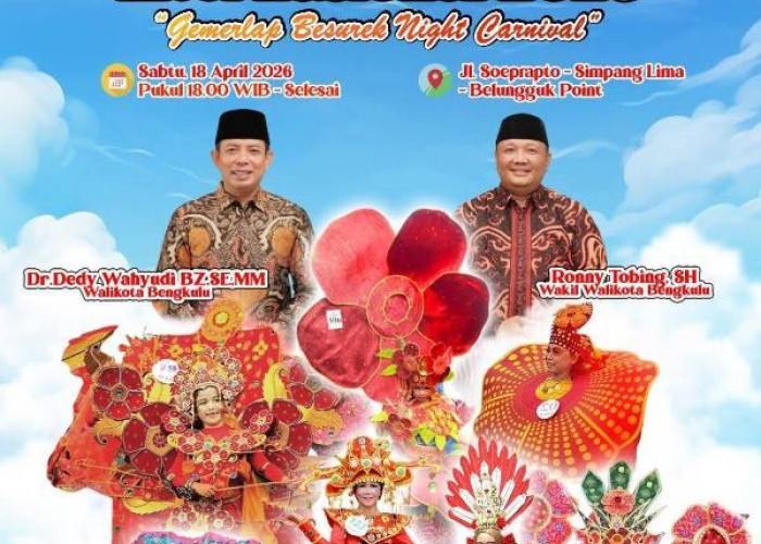 Ini Bocoran Keseruan Karnaval Batik Besurek 2026, Ada Defile Mahasiswa Internasional Hingga Mural