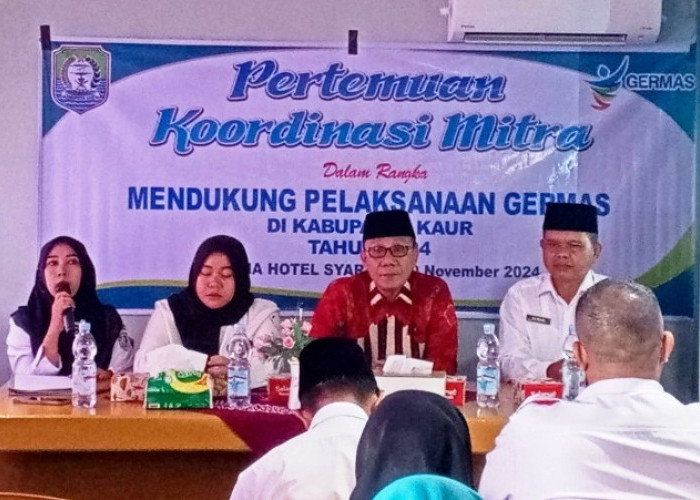 Sukseskan  GERMAS,  Dinas Kesehatan Kabupaten Kaur Gelar Pertemuan  dengan Mitra Kesehatan