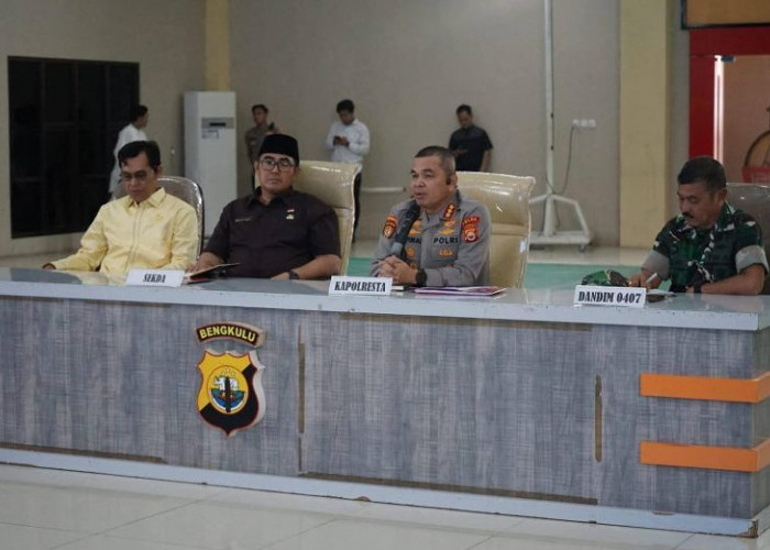 Pemkot dan Polresta Bengkulu Matangkan Persiapan Lebaran