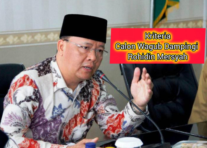 Rohidin Mersyah Bocorkan Kriteria Calon Wakil Gubernur Bengkulu yang Diinginkan