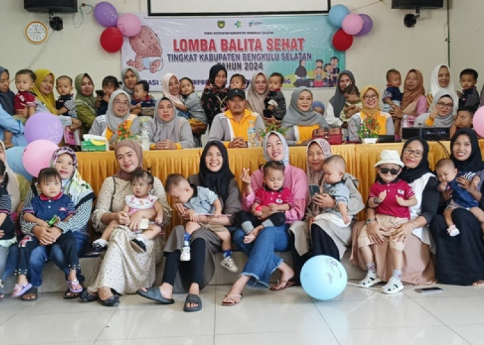 Program Nasional, Dinas Kesehatan Bengkulu Selatan Gelar  Lomba Balita Sehat