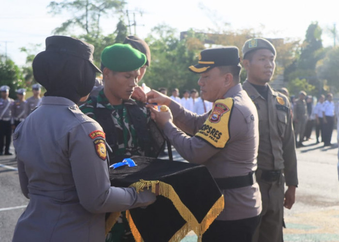 Polres Kaur Apel Pasukan Ops Keselamatan Nala menjelang Idul Fitri 1446 H tahun 2025