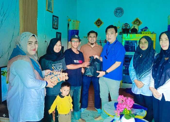 Komitmen Nyata Turunkan Angka Stunting, UBP Bengkulu Salurkan Bantuan Gizi di Ujan Mas