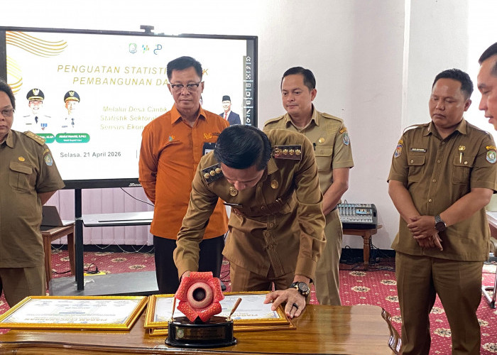 Bupati Kaur Resmikan Program Desa Cantik, Memperkuat Data Terintegrasi