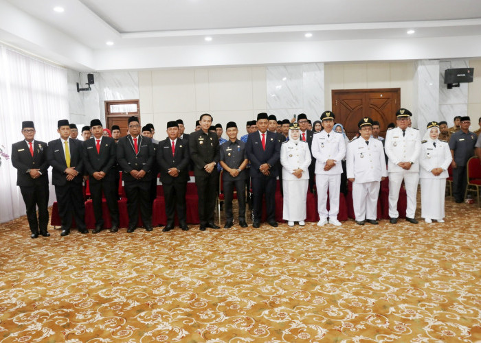 Bupati Kaur Lantik Sekda dan Puluhan Pejabat Eselon II, III, dan IV