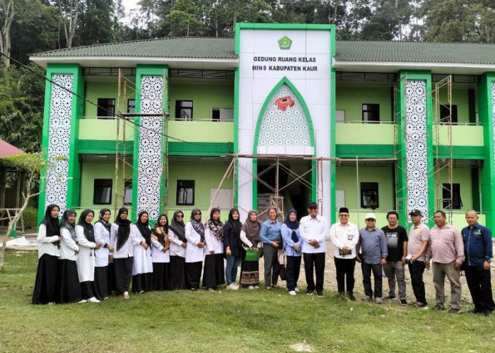 Siap Ditempati, Gedung Bantuan SBSN di Madrasah Ibtidaiyah Negeri (MIN) 2 Sukamenanti  Selesai Dibangun