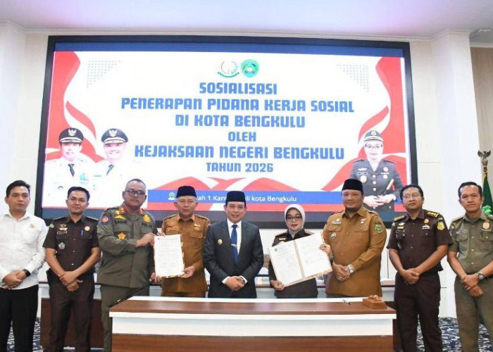 Kota Bengkulu dan Kejari Inisiasi Pidana Kerja Sosial bagi Pelanggar Ringan