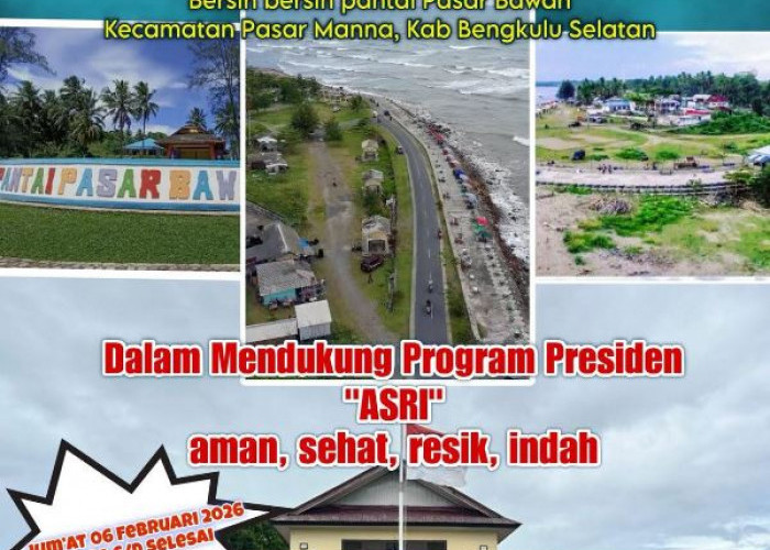  Polres Bengkulu Selatan Dukung Program Presiden, Gelar Aksi Bersih Pantai Besok