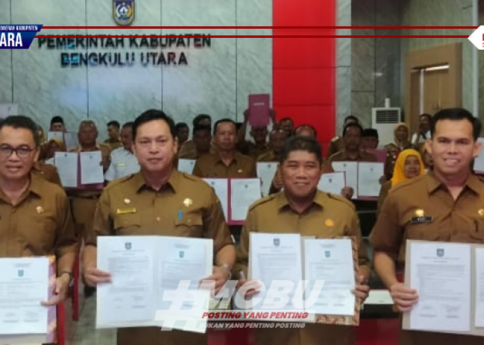 Pemkab Bengkulu Utara Lakukan Penandatanganan  Perjanjian Kinerja dan Pakta Integritas 2025