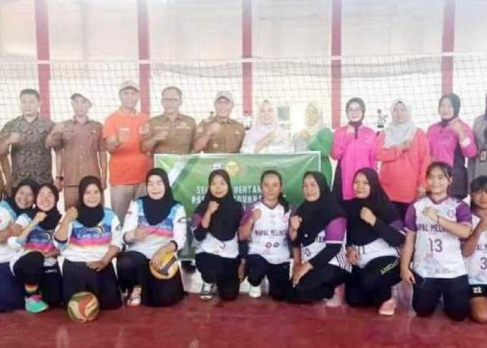 Diikuti 57 Tim, Persatuan Wanita Olah Raga Seluruh Indonesia Seluma Gelar Turnamen Bola Voli Lagi