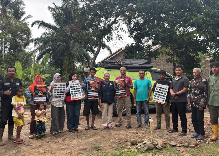 Cegah Karhutla dan Perambahan TNBBS, BBTNBBS-WCS Edukasi Warga di Kaur
