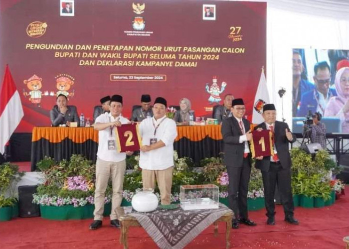 Ini Dia Hasil Undian KPU Seluma, Teguh Nomor 1, Erjon Nomor 2