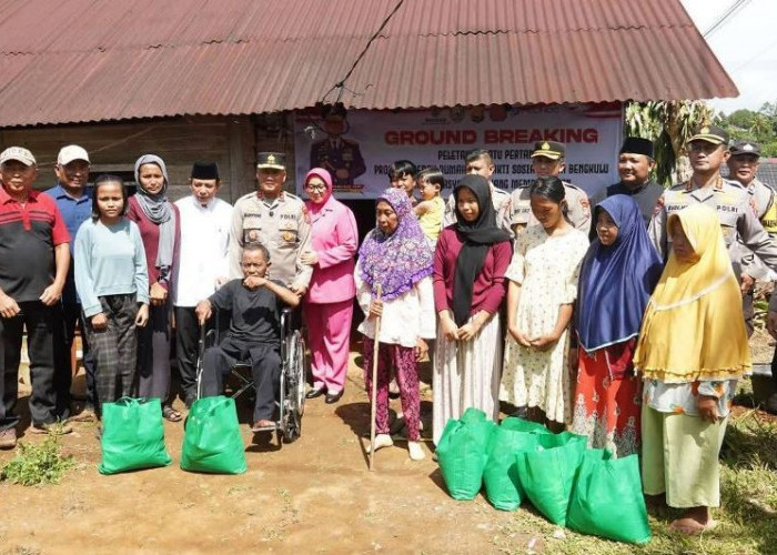 Pemkot Bengkulu dan Kapolda Bersatu  Bangun Rumah Layak untuk Pak Pandi