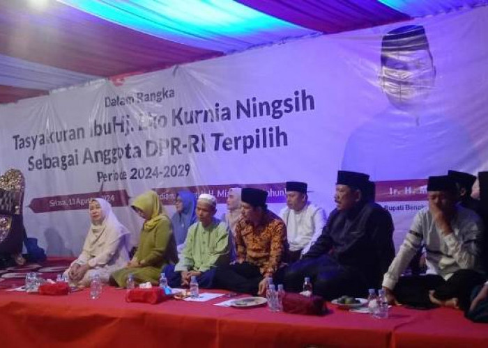 Terpilih Jadi Anggota DPR RI Dapil Bengkulu, Hj. Eko Kurnia Ningsih Gelar  Syukuran