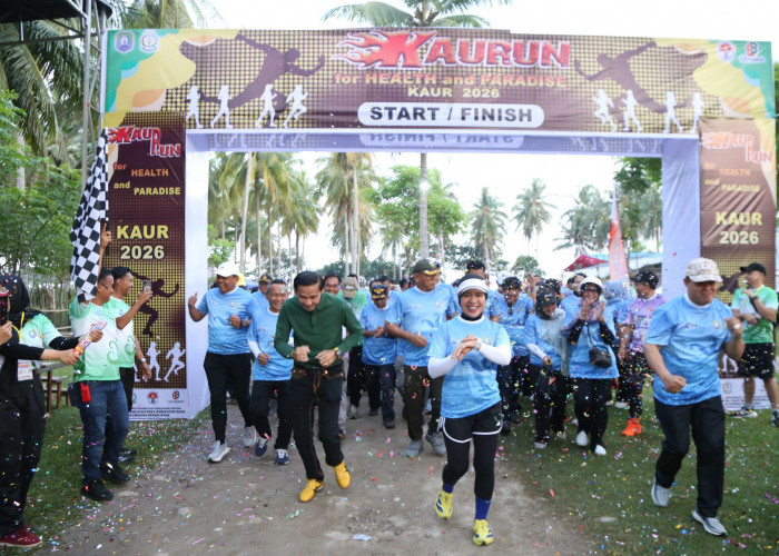 KAURUN 5K 2026 Sukses diikuti Peserta 4 Provinsi, 2.000 Runner Ramaikan Pantai Pinang Tawar