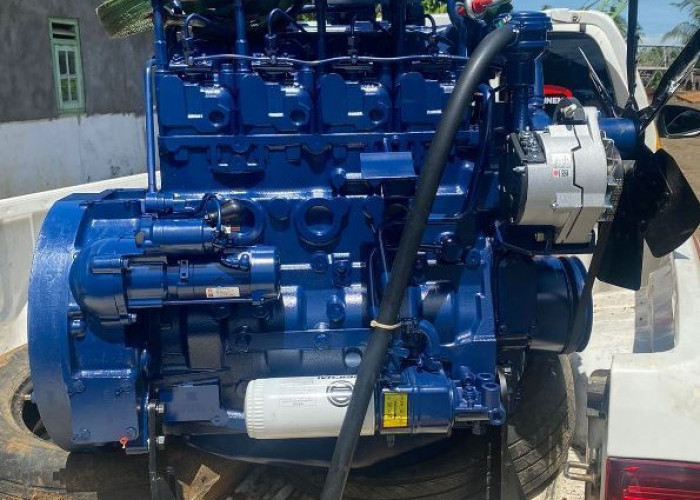 Mesin Weichai Diesel Resmi Disandingkan pada Unit Backhoe Loader di Bengkulu