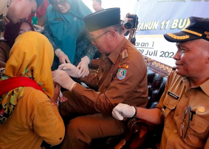 Pekan Imunisasi Nasional  Polio  Kabupaten Kaur Digelar Serentak di 211 Pos dan 15 Puskesmas