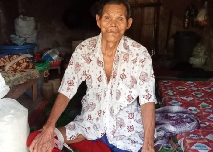Memprihatinkan, Tamrin (62) Cahaya Batin Hidup Sebatang Kara Dalam Kondisi  Lumpuh