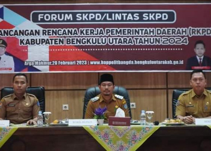  Pemkab Bengkulu Utara Gelar Forum SKPD Dalam Rangka Penyusunan RKPD Tahun 2024