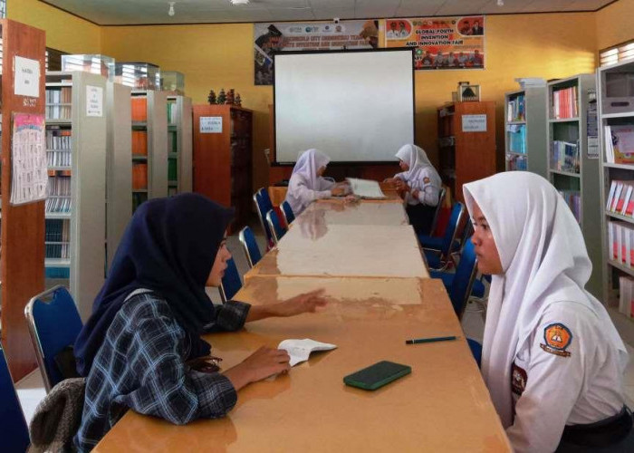 Siswa SMA Kecanduan Datang ke Perpustakaan Provinsi Bengkulu, Tempatnya Nyaman Banget dan Bikin Betah