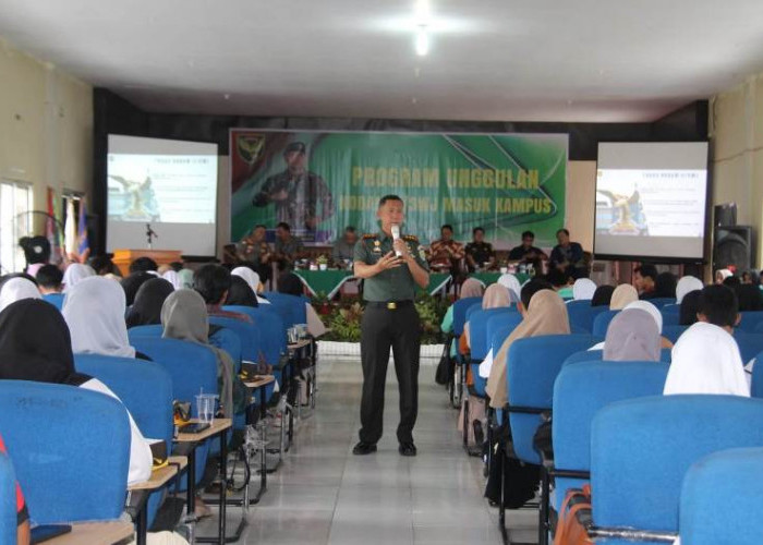 Dapat Apresiasi, Universitas Ratu Samban Arga Makmur Terima   Program Unggulan Kodam II/Sriwijaya Masuk Kampus