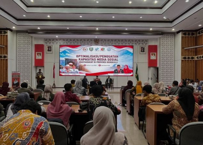  Optimalkan Komunikasi Publik, Pemprov Bengkulu Asah Kemampuan Kelola Media Sosial OPD