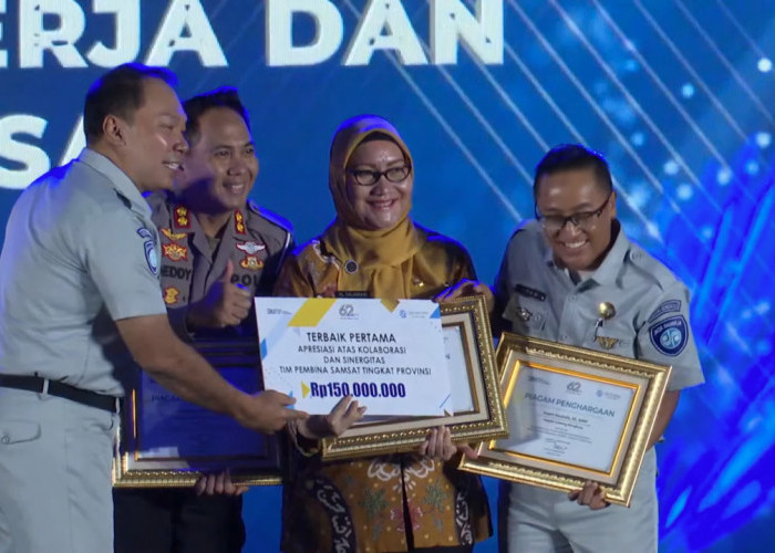 Kinerja Terbaik se-Nasional, Samsat Bengkulu Dapat Apresiasi Rp 150 Juta dari PT Jasa Raharja