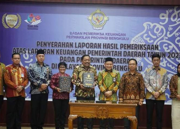 Tertinggi se-Provinsi Bengkulu, Bengkulu Utara Kembali Raih Opini Wajar Tanpa Pengecualian