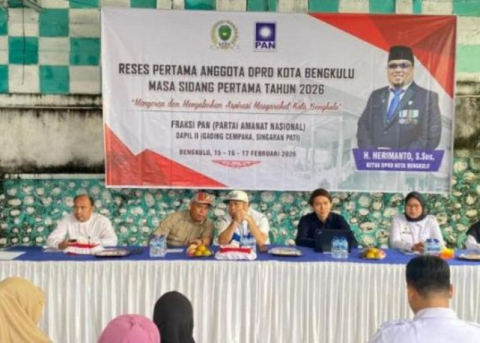 Peduli Kesehatan, Ketua DPRD Kota Bengkulu Gelar Reses Inovatif
