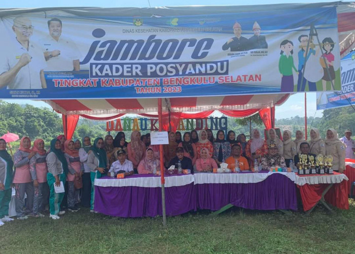 Jambore Kader Posyandu Dinas Kesehatan Bengkulu Selatan Digelar di Danau Kuranding