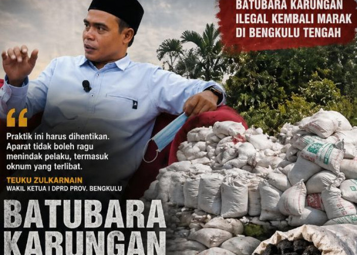 Waka 1 DPRD Provinsi Minta Penindakan Tegas Batubara Ilegal Karungan di Benteng 