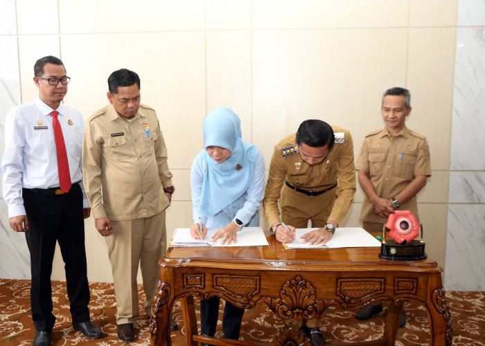 Pemda Kaur dan Kejari Kaur Teken MoU Pendampingan Hukum