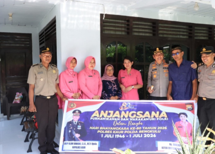 Polres Kaur Gelar Anjangsana, Wujud Penghormatan Kepada Purnawirawan