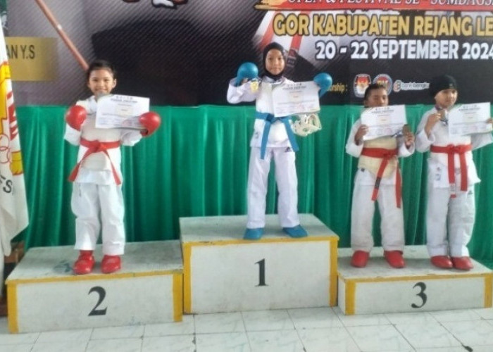 Murid MIN 2 Bengkulu Tengah Raih Emas dan Perak dalam Kejuaraan Karate Dandim 0409 Rejang Lebong