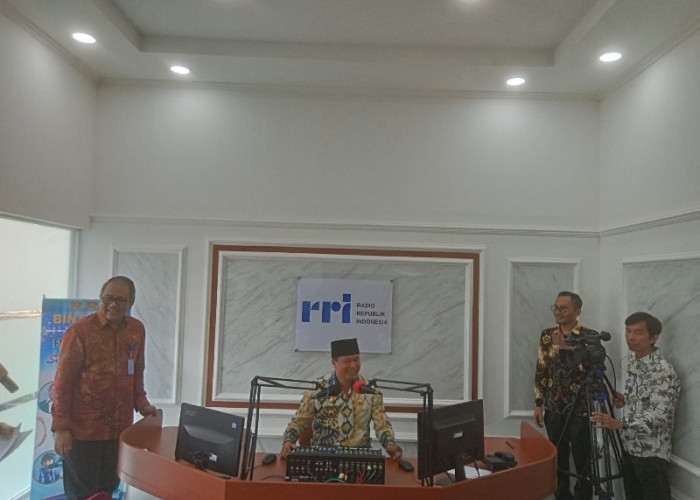  Direktur Utama, Dewas dan Wakil Bupati Kaur Resmikan Studio Siaran LPP RRI Bintuhan