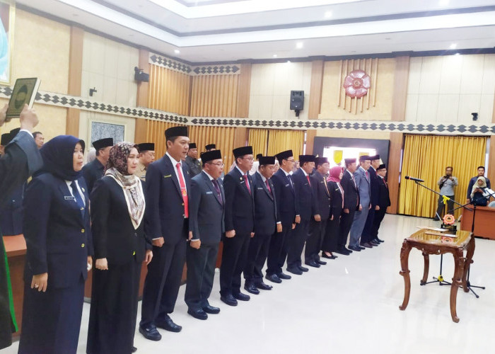Duduki Jabatan Baru, Ini Pesan Wagub kepada 14 Pejabat Eselon ll Provinsi Bengkulu