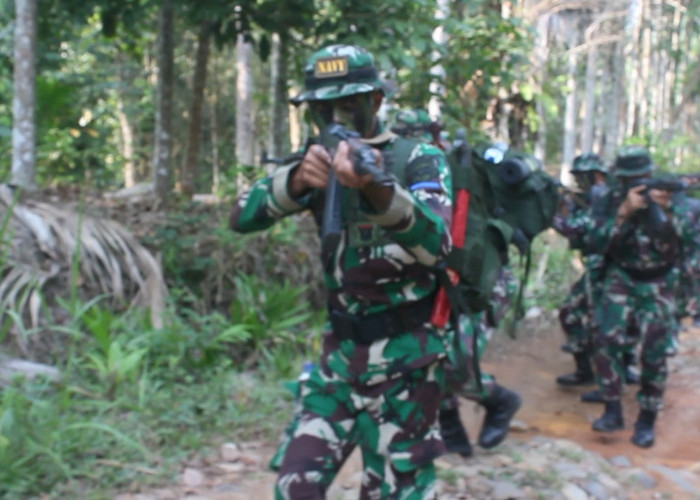 Pangkalan TNI AL Bengkulu Gelar Latihan Tempur di Kabupaten Kaur