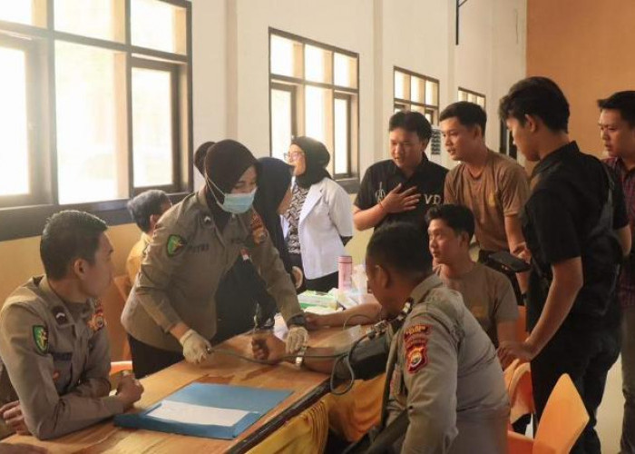 Polres Kaur Gelar Kegiatan Donor Darah