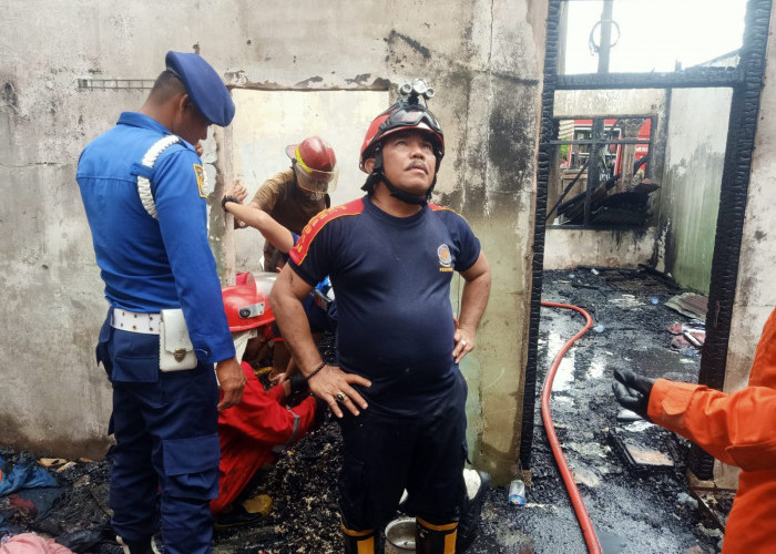 Kerugian Sekitar Rp 200 Juta, Api Lahap Bedengan di Kelurahan Sukarami 