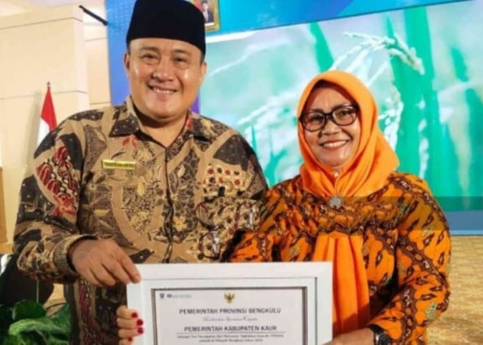 Kabupaten Kaur Terima Penghargaan TP2DD Terbaik Tingkat Provinsi Bengkulu